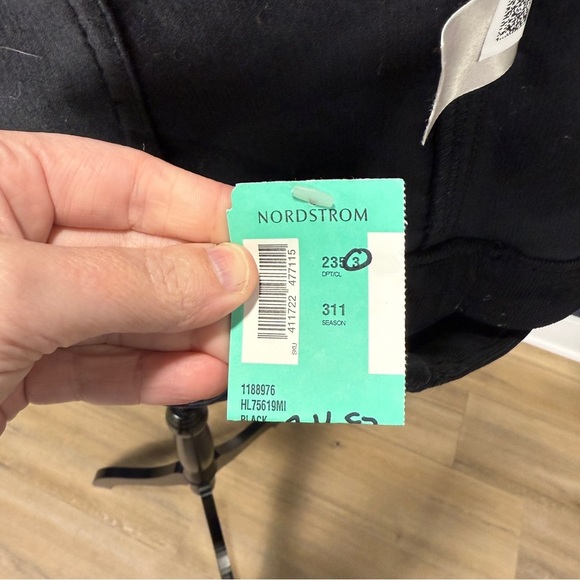 NWT Halogen Corduroy Jacket with Sweater Collar, Black, Size Small - Picture 8 of 8